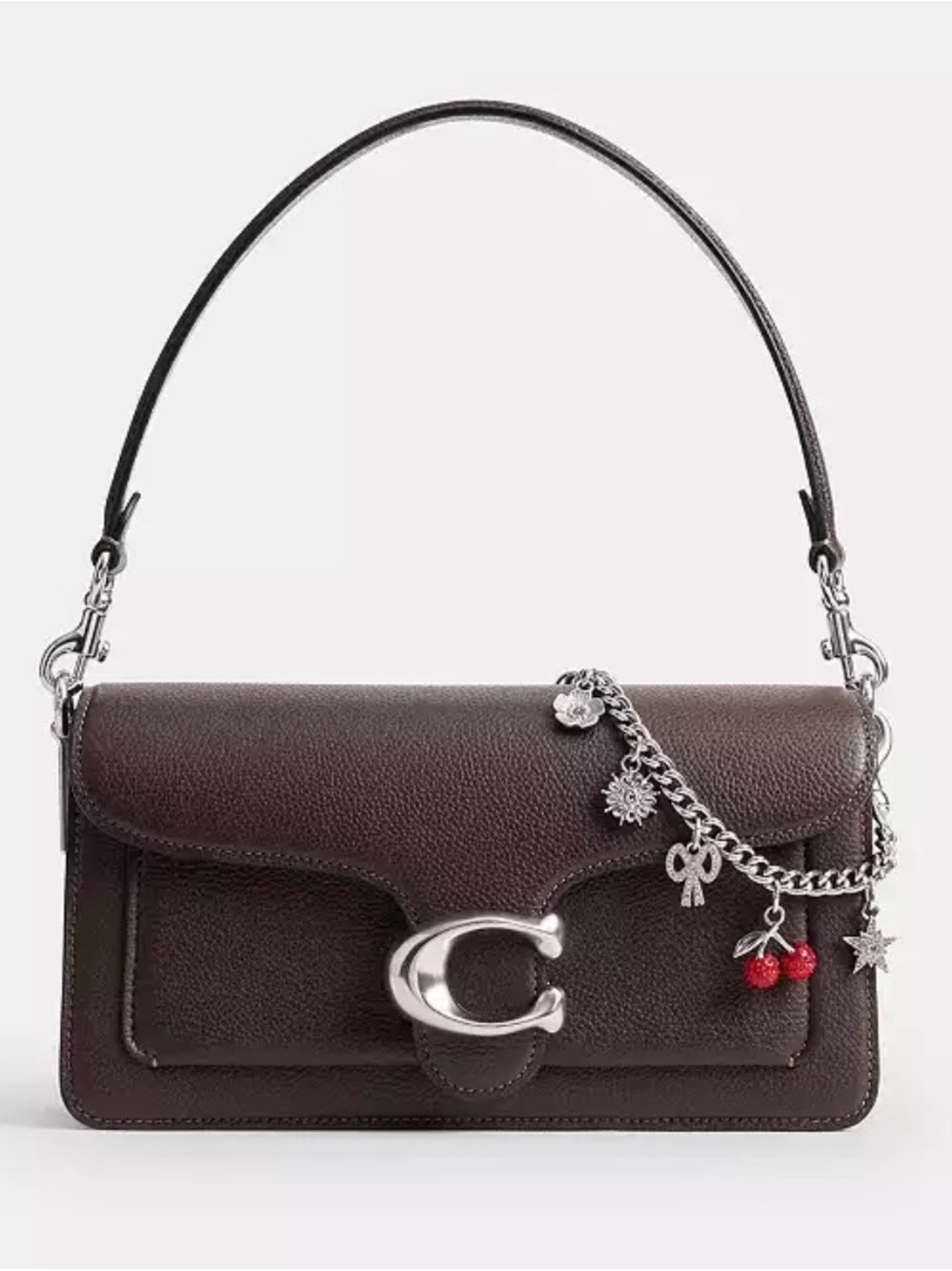 NWT Coach Crystal Motif Bag Charm Chain